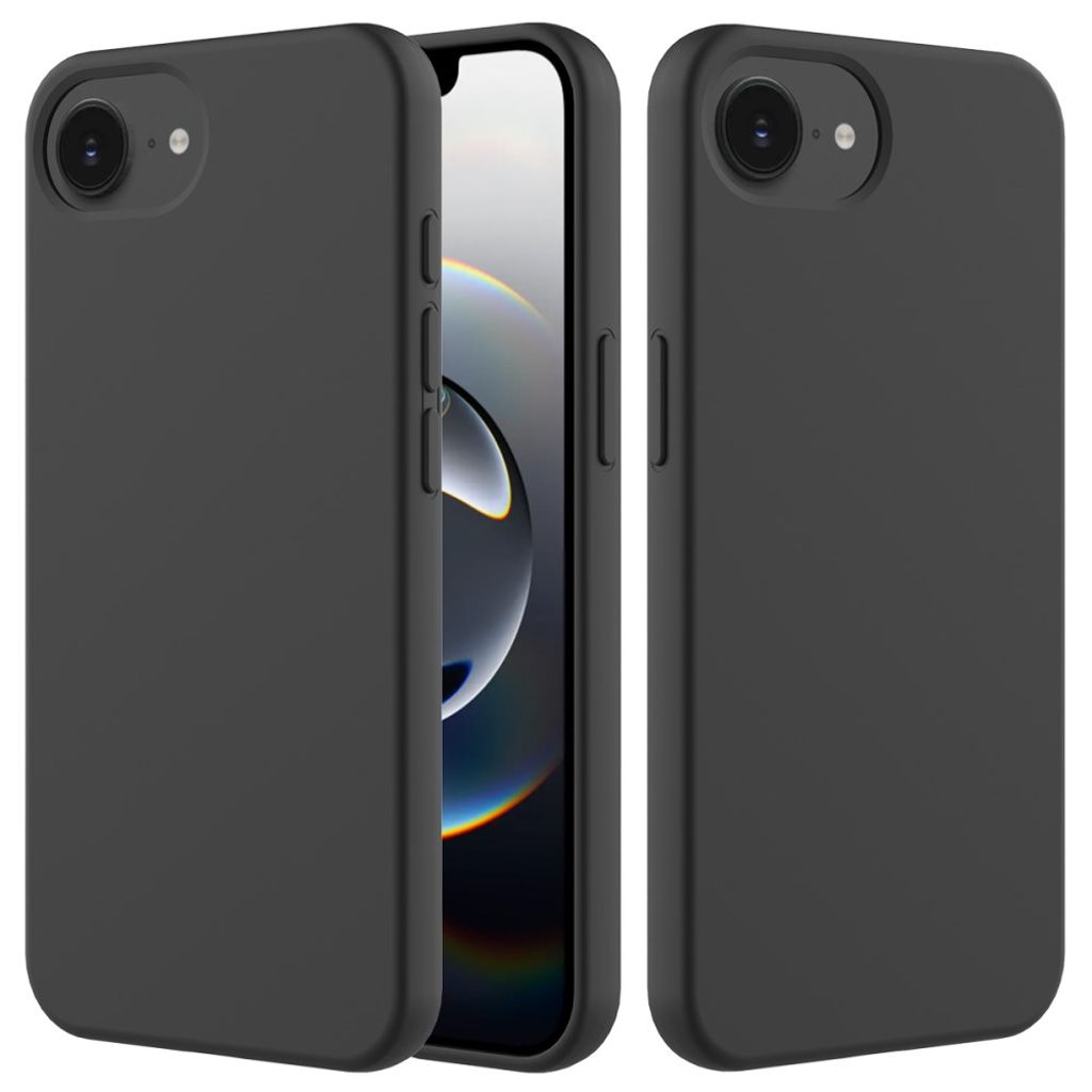 iPhone 17e/16e Skal in silicone - Black