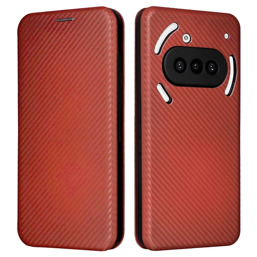Nothing Phone (3a) fodral with stativ – brun