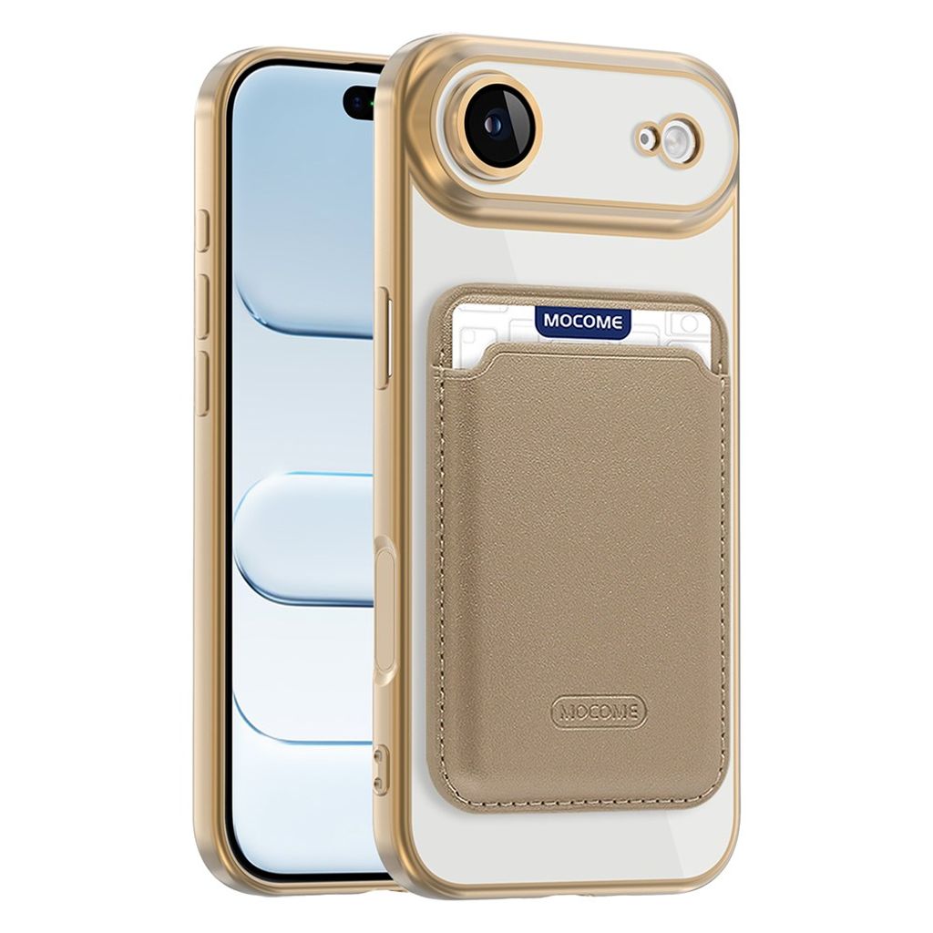 iPhone Air MagSafe Skal with Detachable Card Holder - Desert Gold