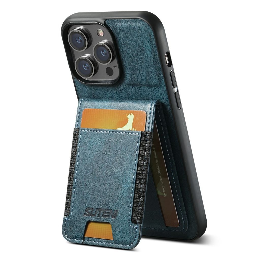 SUTENI iPhone 11 Pro skal with stativ – blå