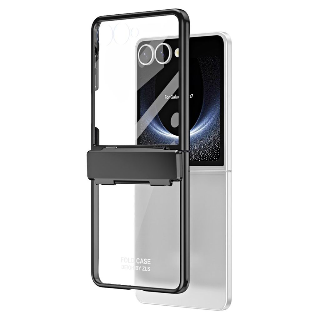 Samsung Galaxy Z Flip7 5G skal with skärmskydd – svart