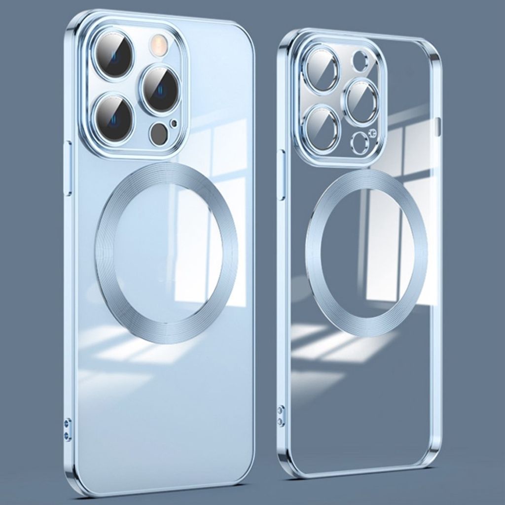 IPhone 14 Pro MagSafe skal with Lens Protector – blå