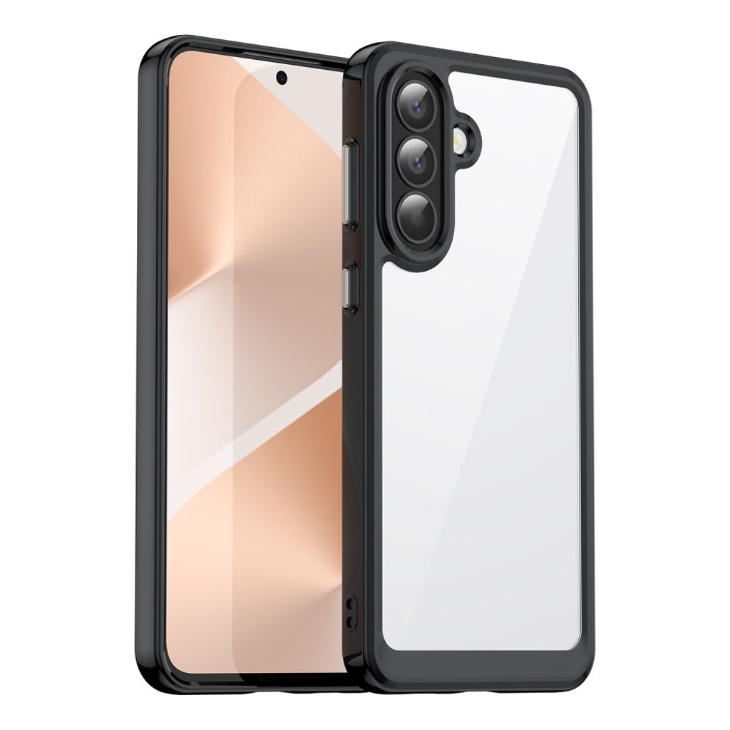 Samsung Galaxy A57 5G TPU + Acrylic Clear Case - Black