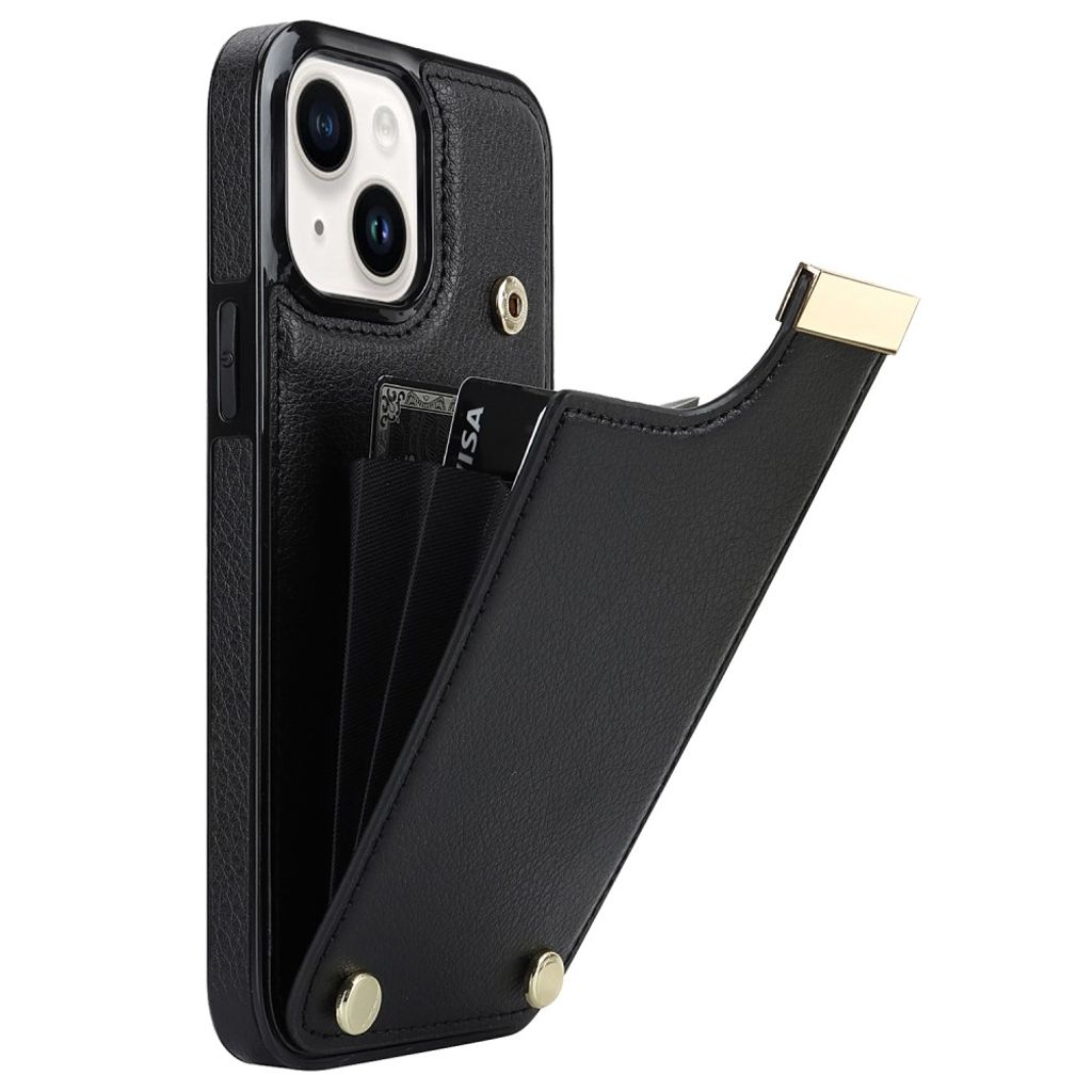 IPhone 14 skal with card holder – svart