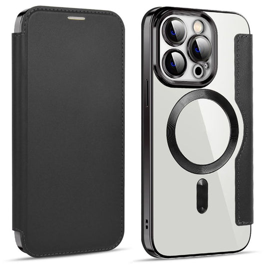 iPhone 14 Pro Wallet Cover MagSafe RFID Blocking - Black
