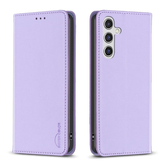 BINFEN COLOR Samsung Galaxy S25 FE Cover with Stand - Purple