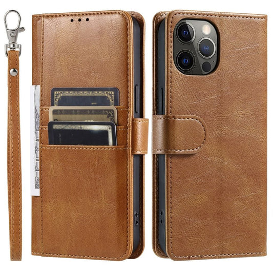 iPhone 12 Pro Max Cover with Card slots - Brown