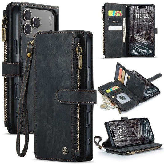 CASEME iPhone 17 Pro Max Cover with Stand - Black