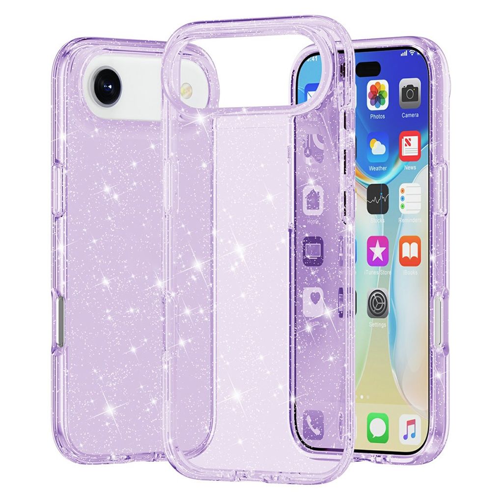 iPhone Air Glitter Skal - Purple