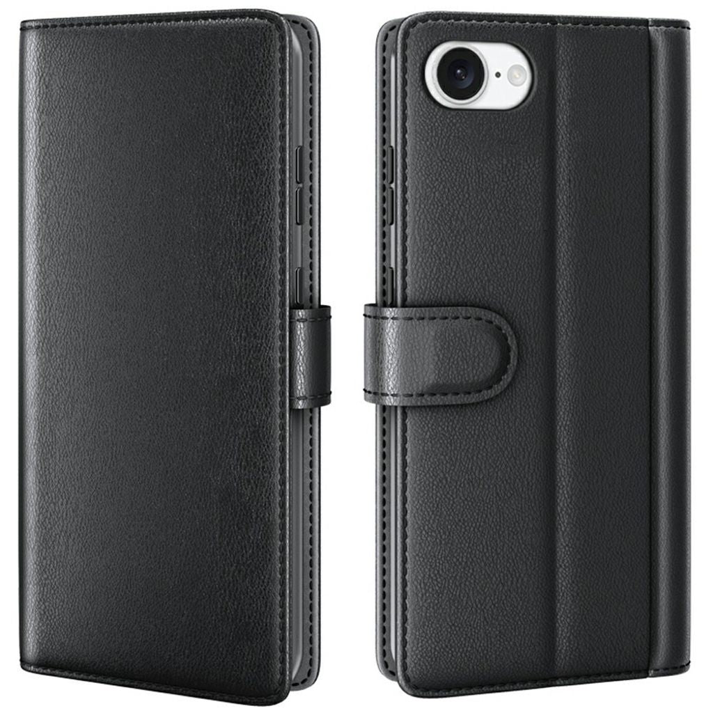 iPhone 17e/16e Leather Fodral  - Dark Brown
