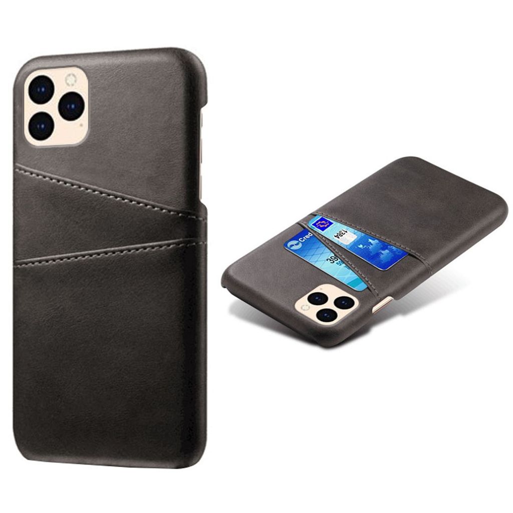 KSQ iPhone 12 Mini Skal with Card slots - Black