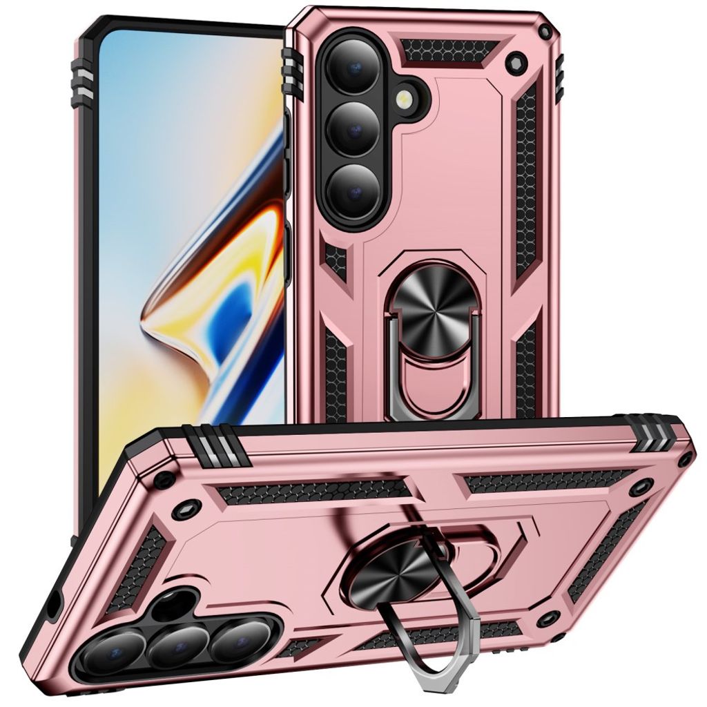 Samsung Galaxy S26 Plus skal stöd – roséguld
