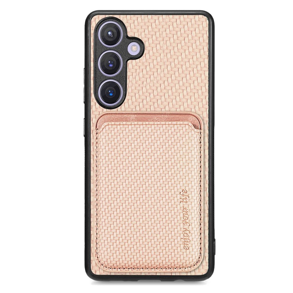 Samsung Galaxy S24 Magnetic Card Holder Case - Khaki