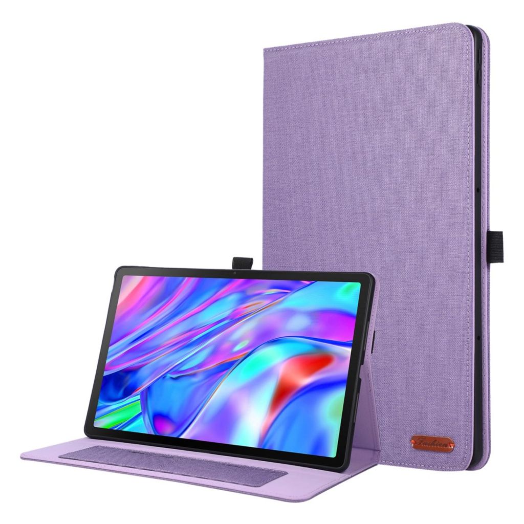 Lenovo Idea Tab Plus Tablet Cover Stand Card Holder - Purple