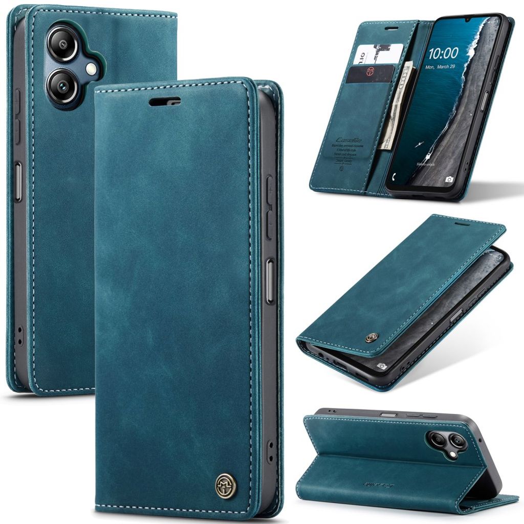 CASEME 013 Samsung Galaxy A06 Wallet fodral – blå