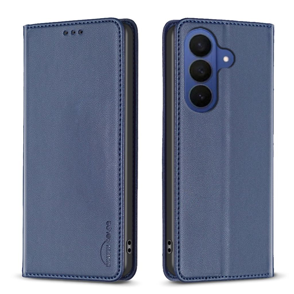BINFEN COLOR Samsung Galaxy A37 5G plånboksfodral stativ kortfack – blå