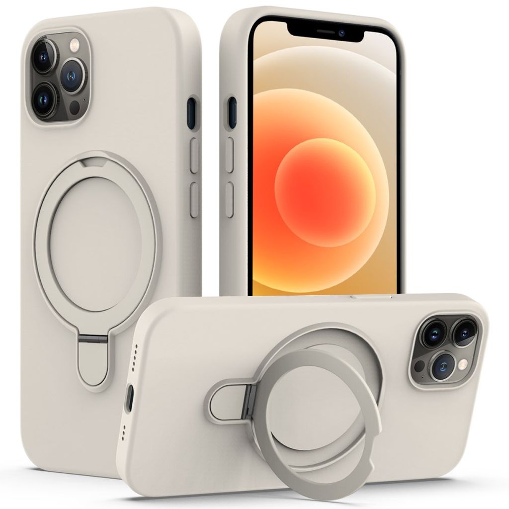 IPhone 12 Pro Max MagSafe skal Ring stativ – Antique vit