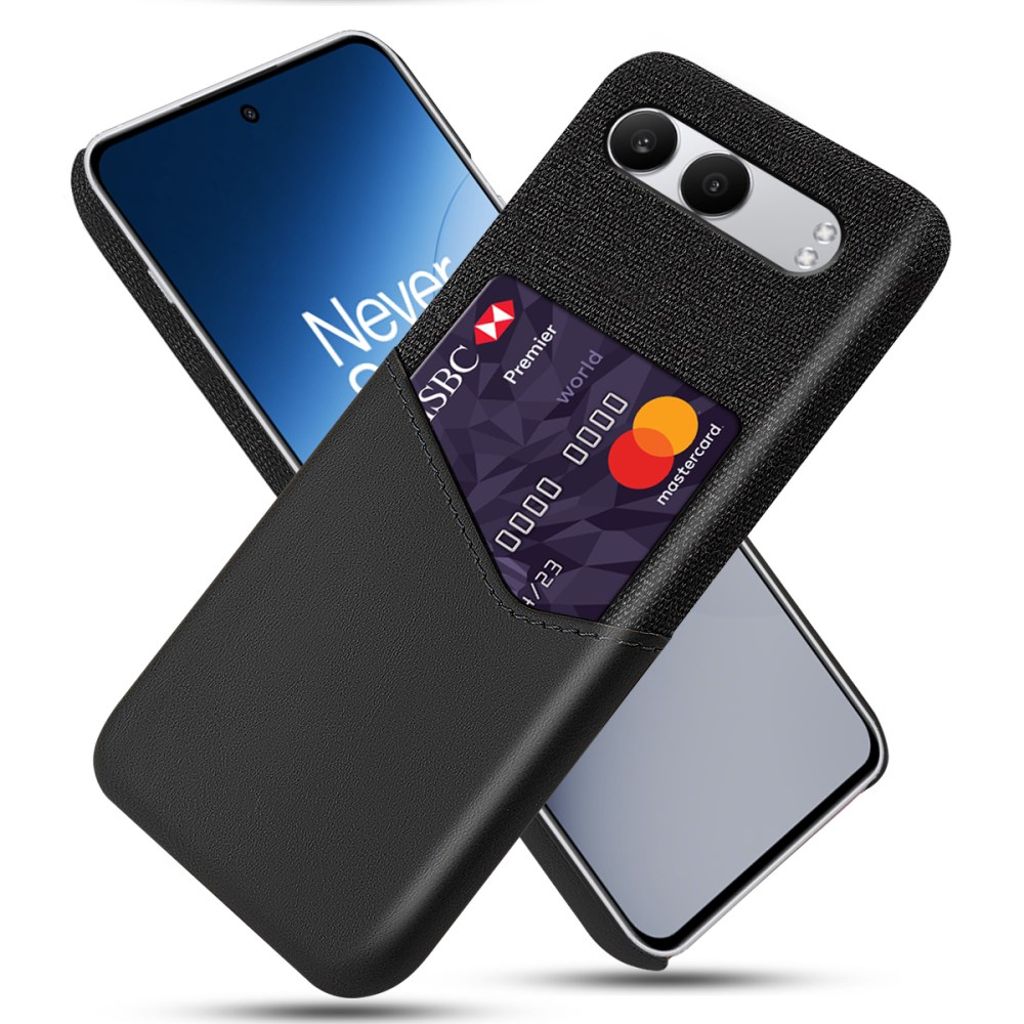 OnePlus Nord 4 skal with kortfack – svart