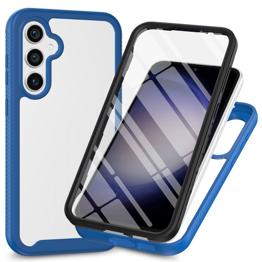 Samsung Galaxy A36 5G skal with skärmskydd – Dark blå