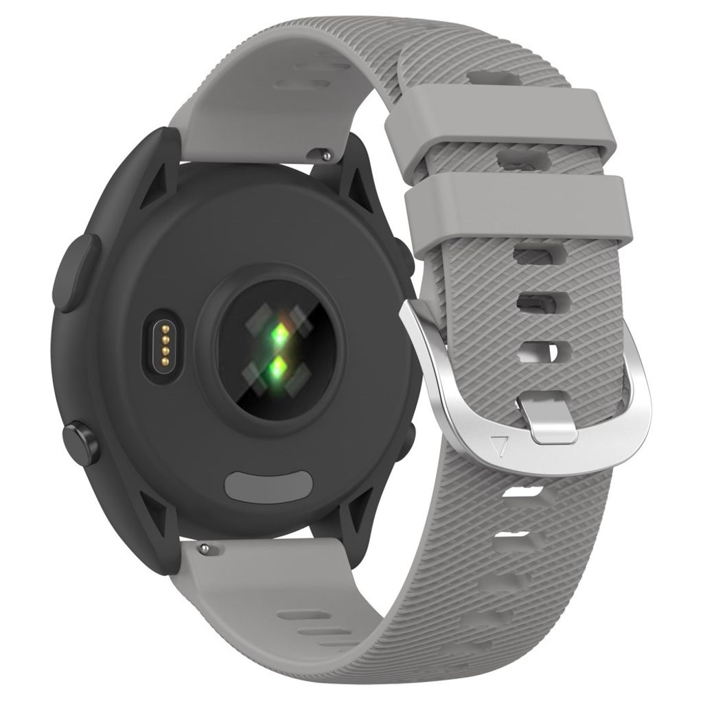 Garmin Forerunner 265 Watch Strap in Silicone - Light Grey