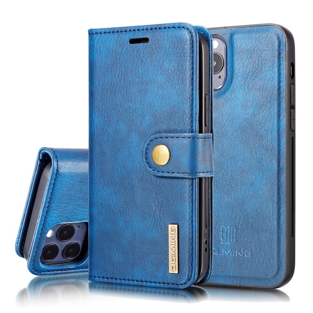 DG.MING iPhone 12 Pro / 12 Cover - Blue
