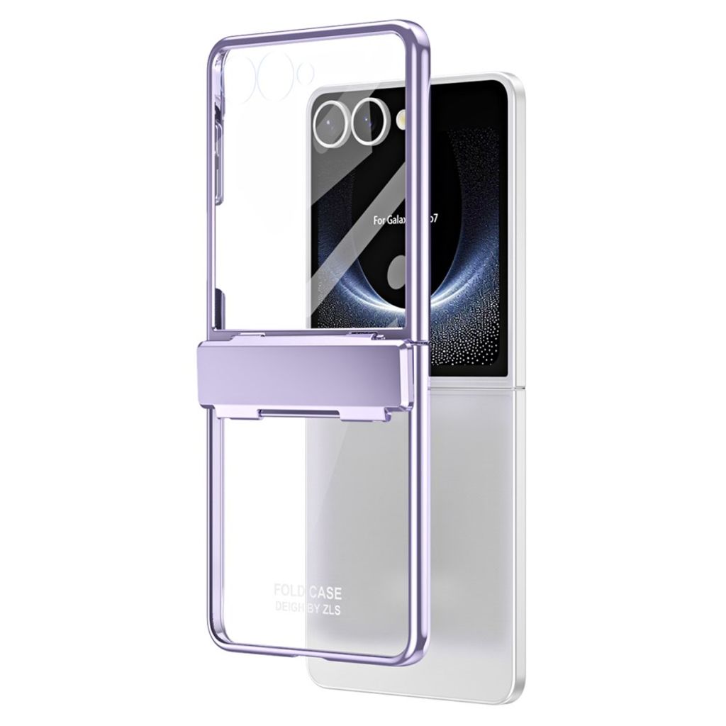 Samsung Galaxy Z Flip7 5G skal with skärmskydd – lila