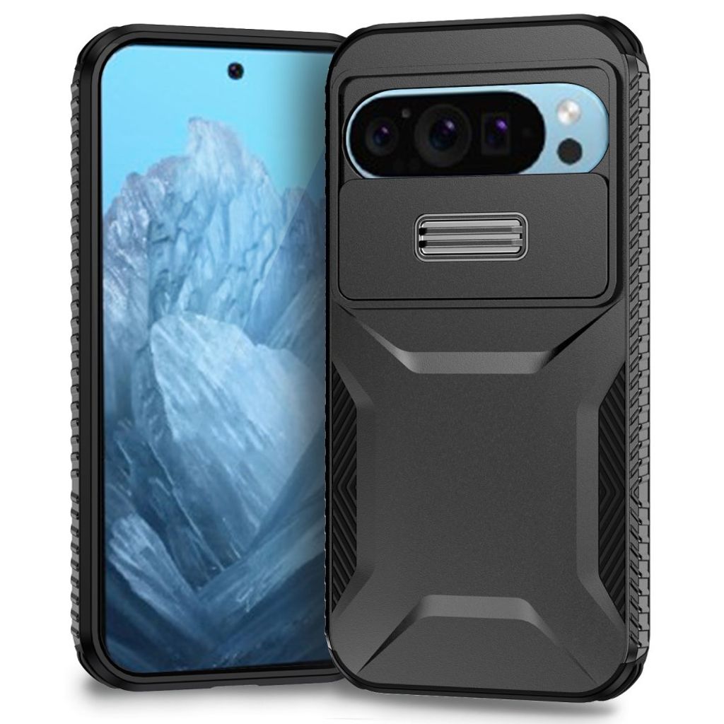 Google Pixel 10 Pro / 10 / 9 / 9 Pro skal – svart