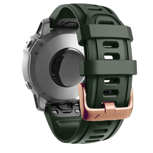 Garmin Fenix 7S/6S/5S/Instict 2 etc. Silicone Watch Strap - Green