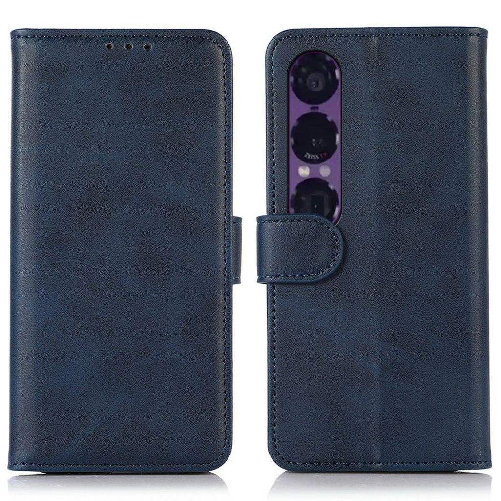 Sony Xperia 1 VII fodral with kortfack – blå