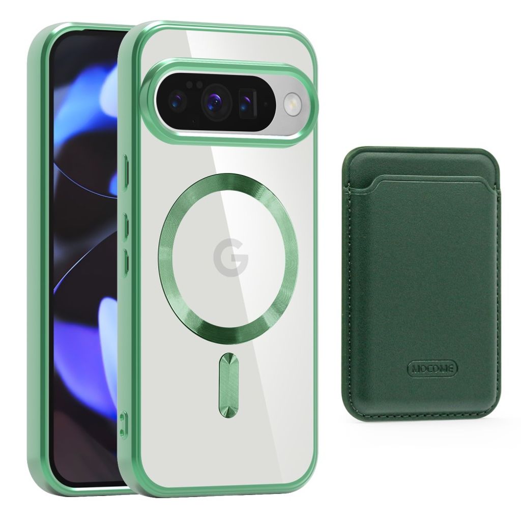 Google Pixel 10 / 10 Pro skal with Wallet – grön