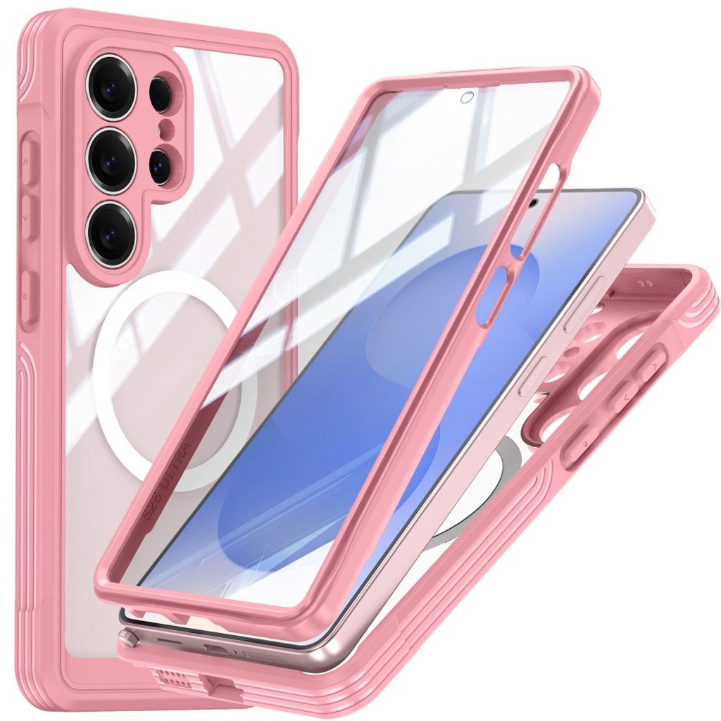 Samsung Galaxy S26 Ultra MagSafe skal Built-in skärmskydd – rosa