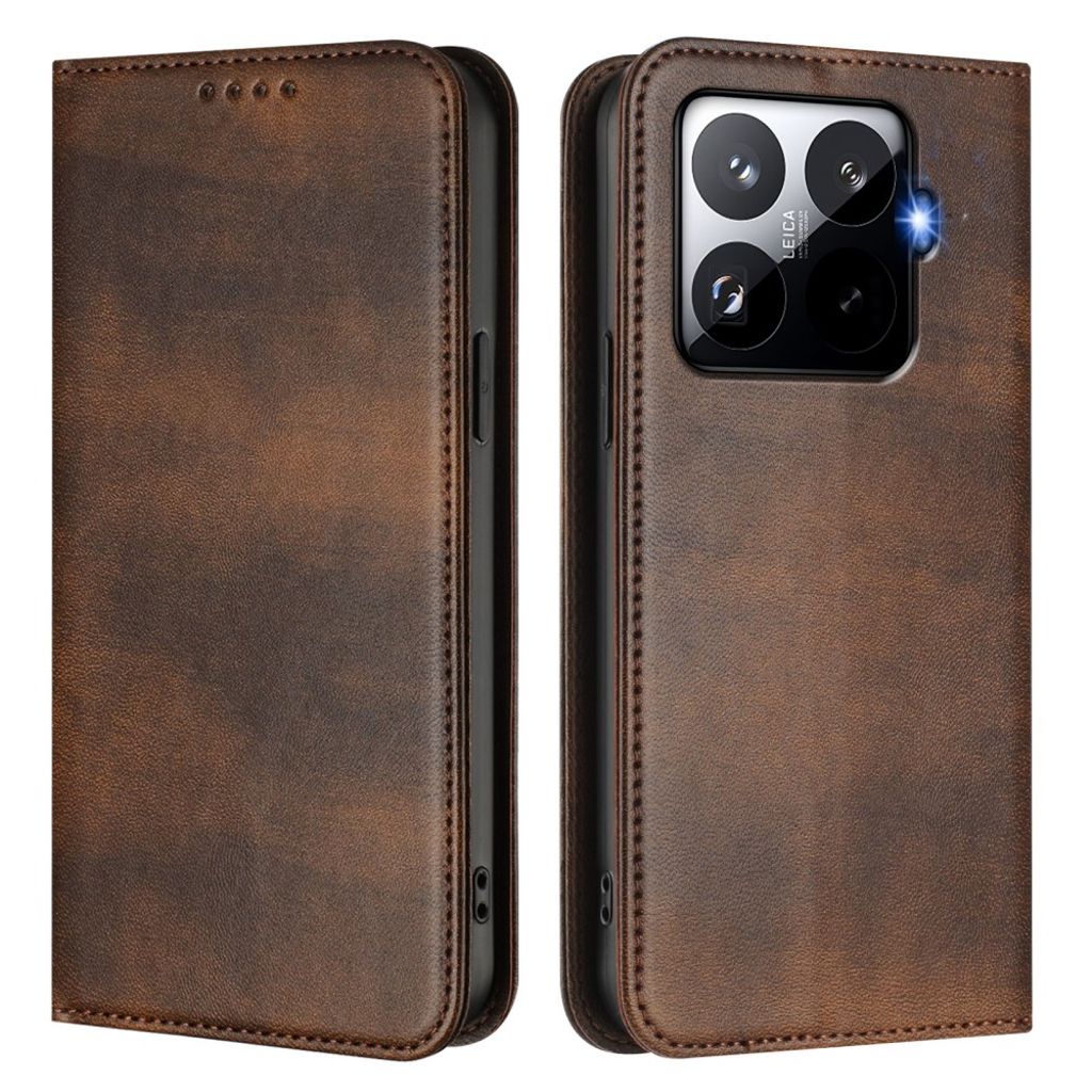 Xiaomi 15T Pro fodral with stativ – brun
