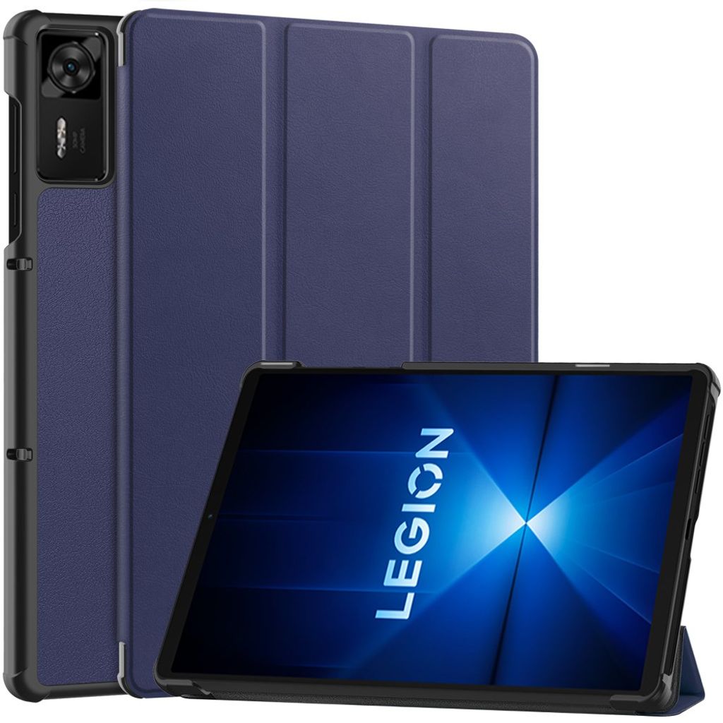 Lenovo Legion Y700 Gen 4 Cover Stand Anti-Drop PU Leather - Blue