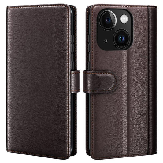 iPhone 15 Wallet Cover with Stand – Brown