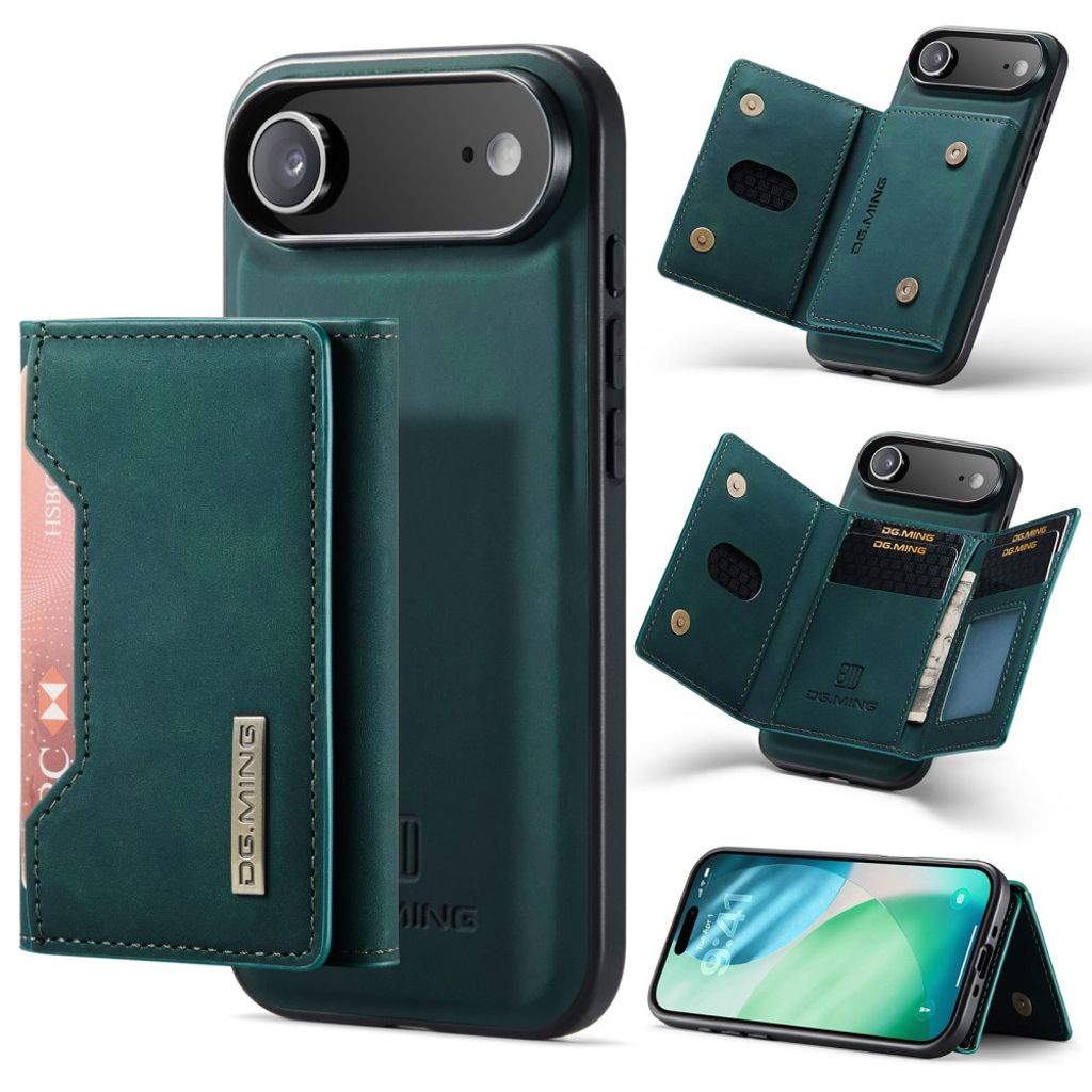 DG.MING iPhone Air skal with Wallet – grön