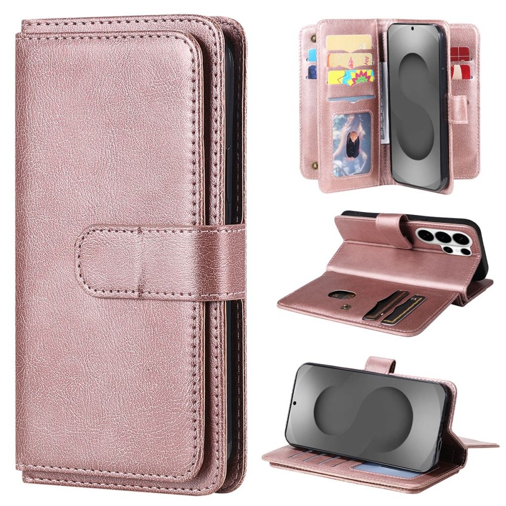 Samsung Galaxy S26 Ultra fodral with 10 kortfack - roséguld