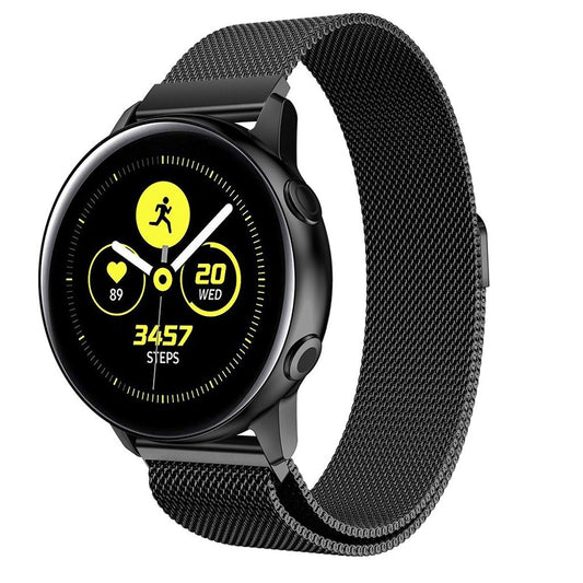 Samsung Galaxy Watch Active  Milanese Watch Strap - Black