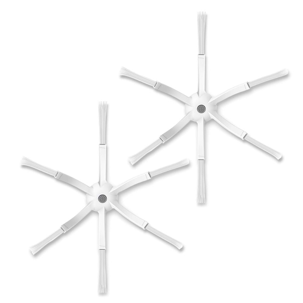 2Pcs Roborock S5 etc. 6-Armed Side Brush - White