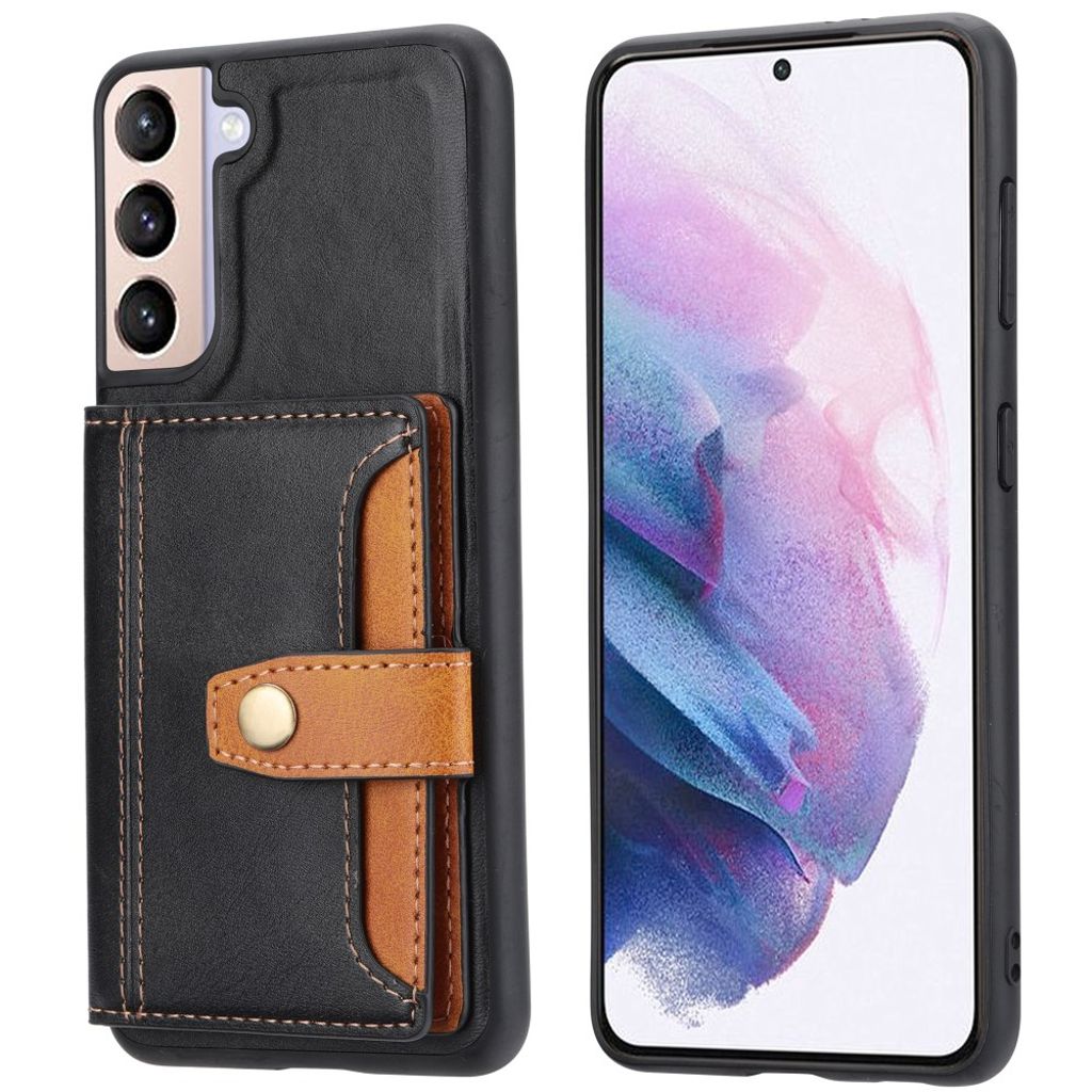Samsung Galaxy S24 Case with Card Holder - Black