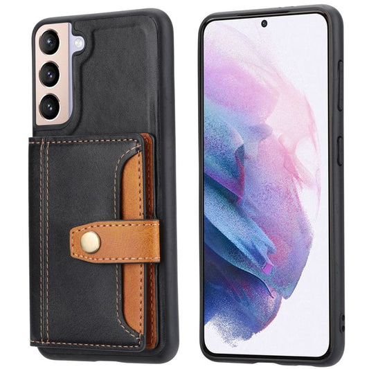Samsung Galaxy S24 Case with Card Holder - Black