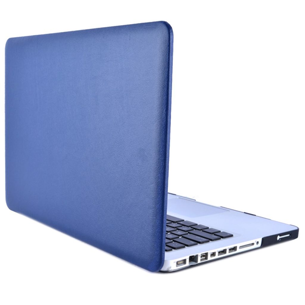 MacBook Pro 13.3" PU Leather Case - Dark Blue