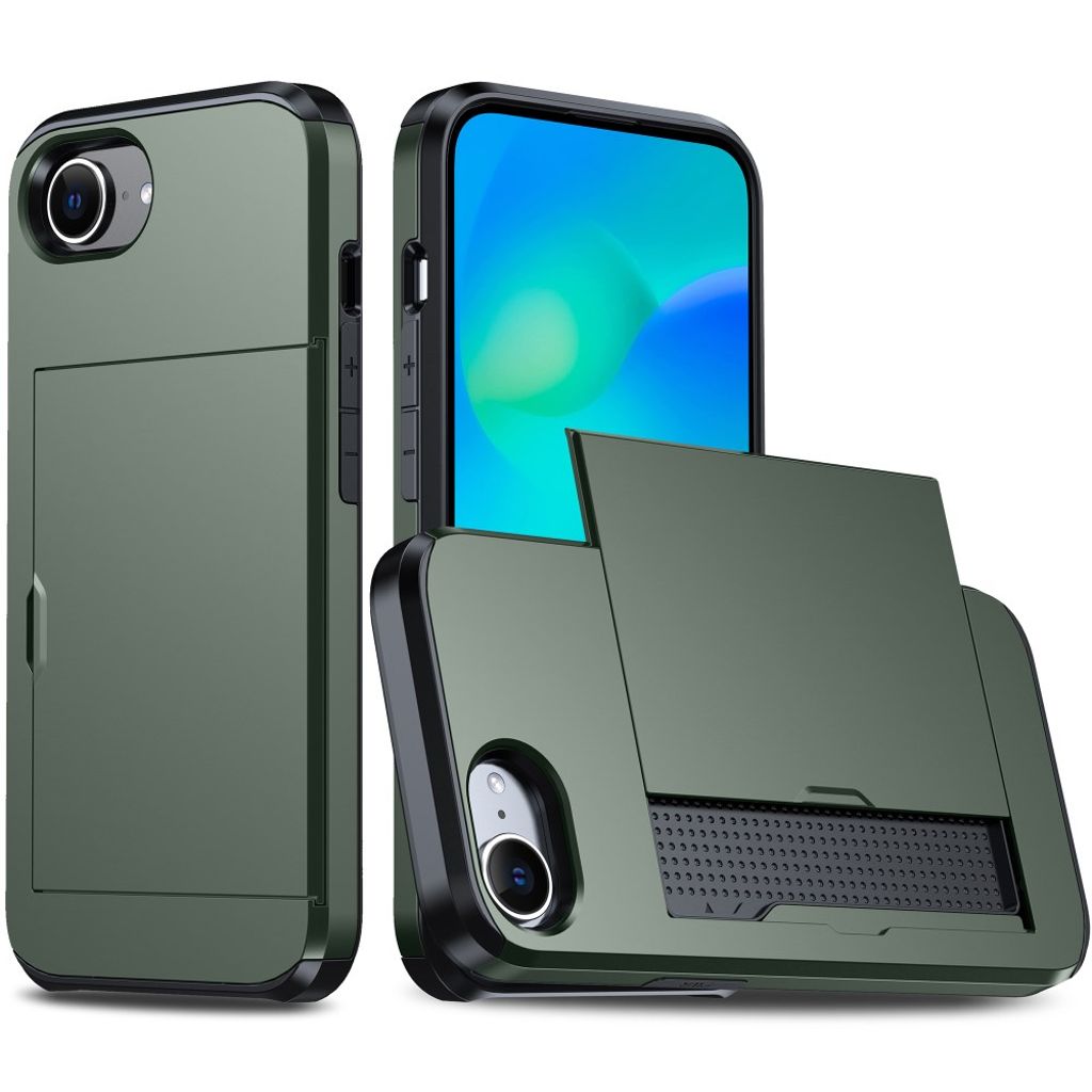 iPhone 17e/16e Skal with Cardholder - Gold