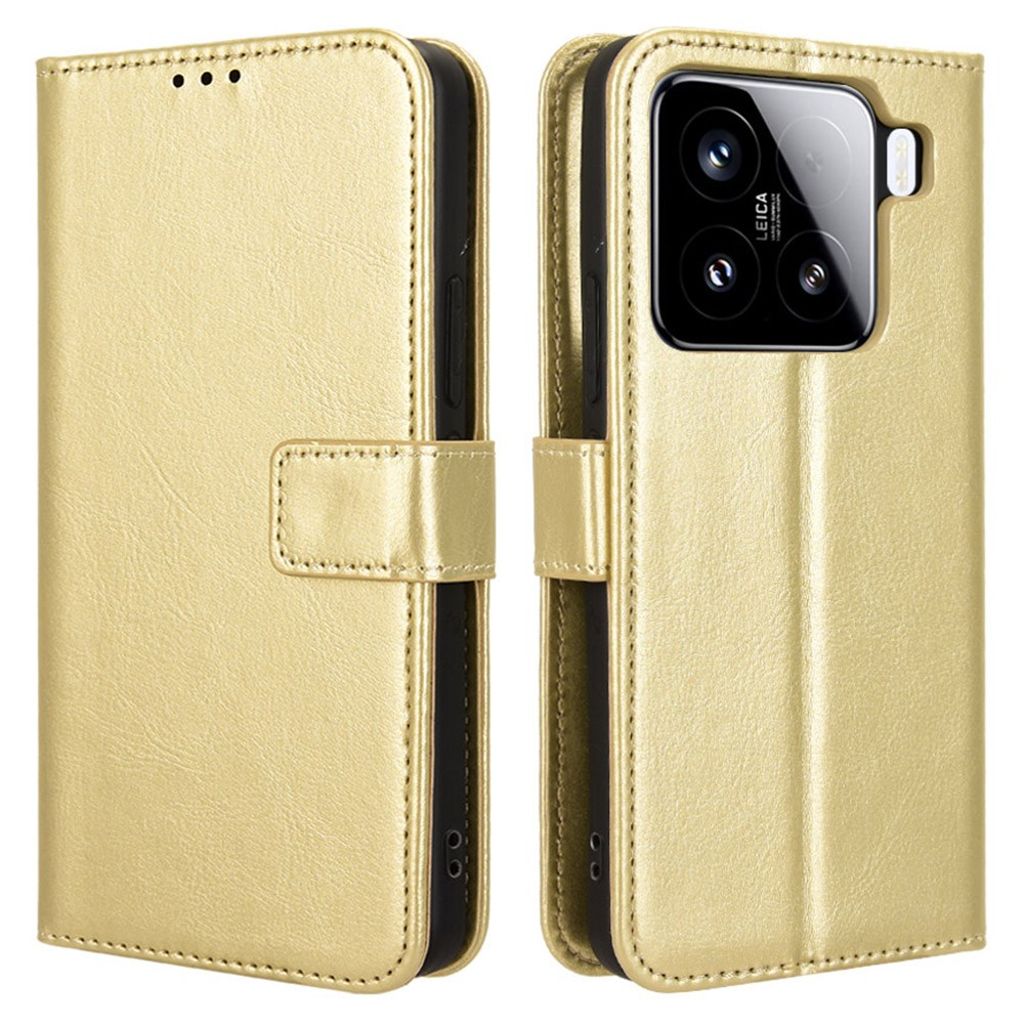 Xiaomi 15 Pro fodral with kortfack – guld