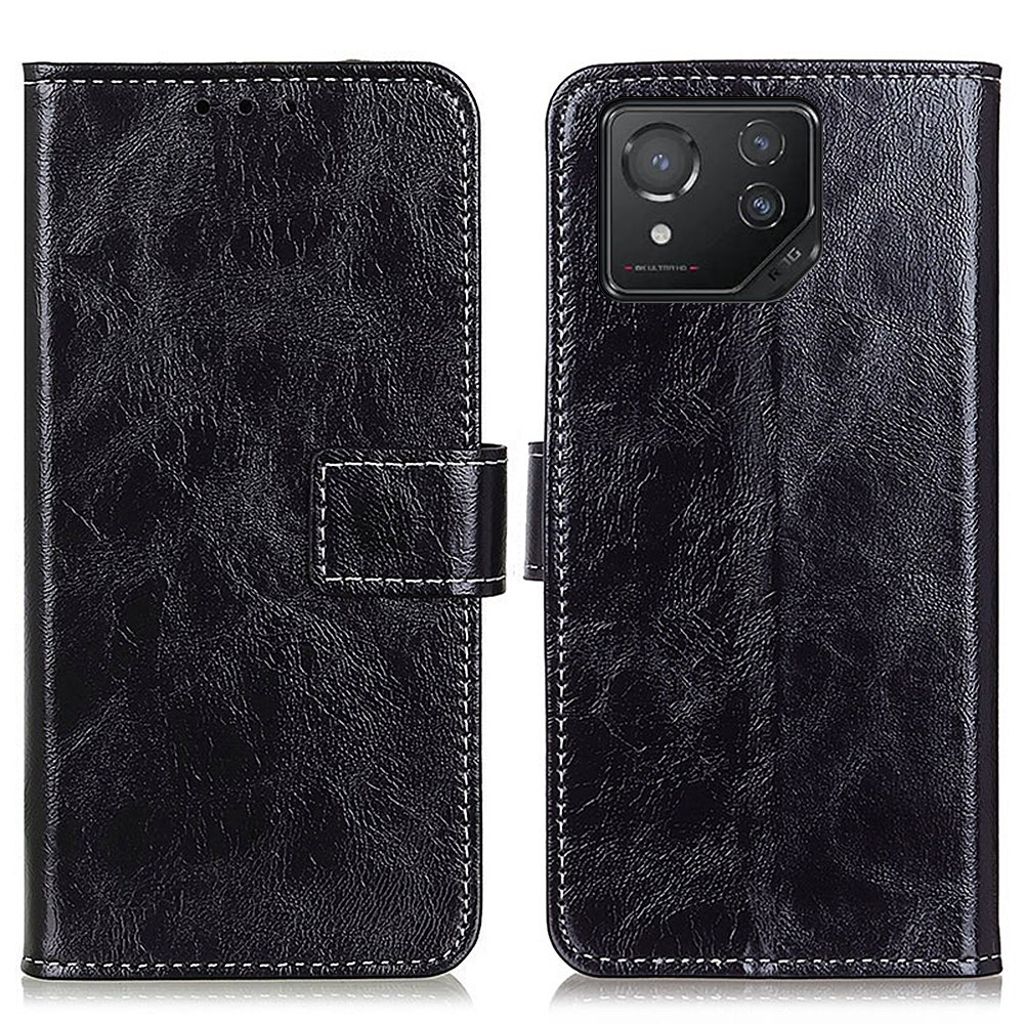 Asus ROG Phone 8 5G Horse Textured fodral – svart
