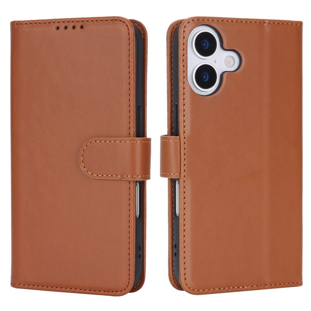 iPhone 17 Fodral with Stand - Light Brown
