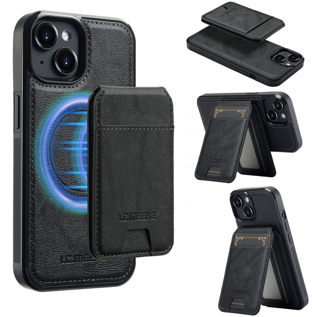 LC.IMEEKE iPhone 15 Plus skal with MagSafe – svart