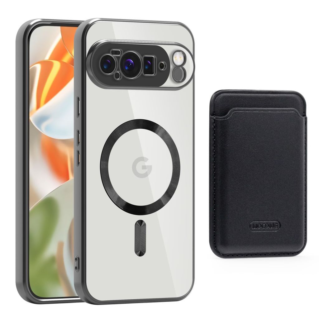 Google Pixel 10 Pro XL skal with Wallet – svart