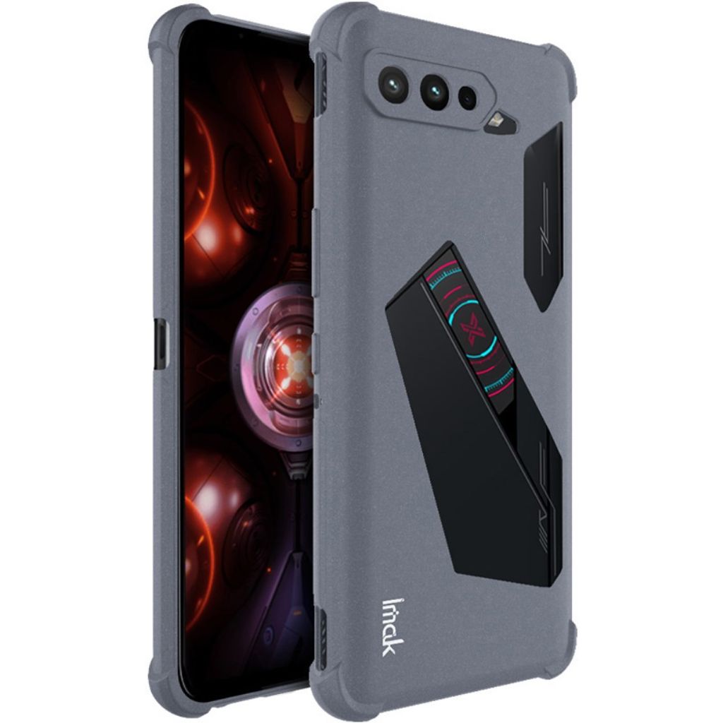 IMAK Asus ROG Phone 5 etc. skal with skärmskydd – Sandy Matte grå