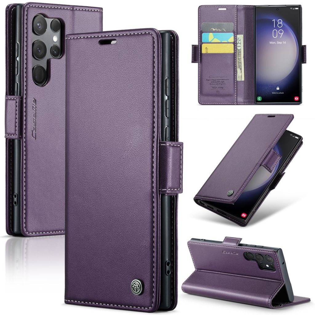 CASEME Samsung Galaxy S24 Ultra fodral – lila