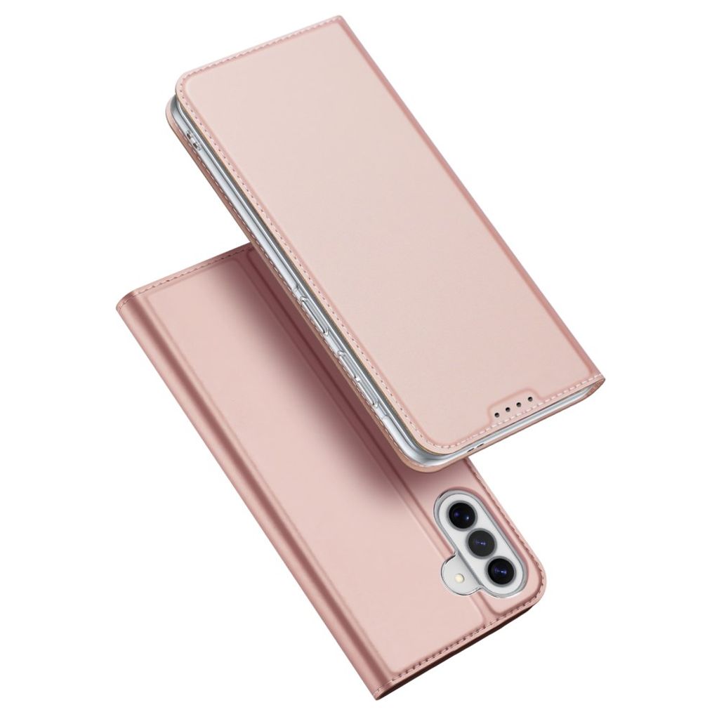DUX DUCIS Samsung Galaxy A57 5G plånboksfodral stativ Card Holder – rosa